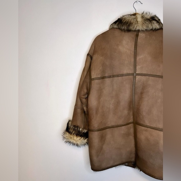 VNTG - PAOLO GUCCI - SOFFFFFFFT - FAUX FUR LINED - SOFT SUEDE - Coat - Picture 2 of 4